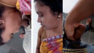लड़के ने कामवाली से हिलाया और चुसाया अपना लंड